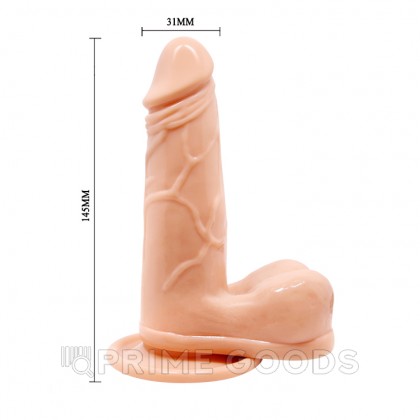 Фаллоимитатор с вибрацией на пульте управления Barbara (14,5×3,1 см) от sex shop primegoods фото 3