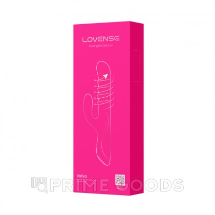 Вибратор-кролик с вращающимися шариками Velvo Lovense от sex shop primegoods фото 9
