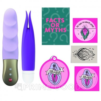 Набор: пульсатор + вибратор Fun factory CLIT KIT PETITE лиловый  от sex shop primegoods фото 2
