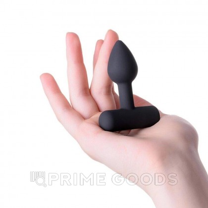 Анальная втулка Erotist SHAFT, силикон, чёрный, 6,9 см от sex shop primegoods фото 2