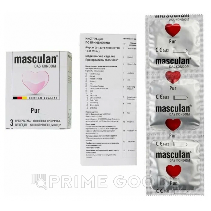 Презерватив Masculan  PUR № 3 (ПУР утонченные прозрачные) от sex shop primegoods фото 3