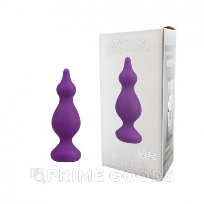 Анальная пробка Amuse (M) лиловая от sex shop primegoods