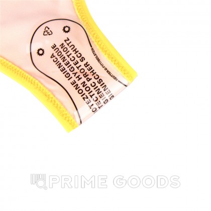 Купальник с завязками Rhinestone Yellow (M) от sex shop primegoods фото 8