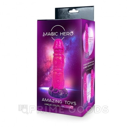 Фаллоимитатор Magic Hero (17,5×4,8 см) розовый от sex shop primegoods фото 4