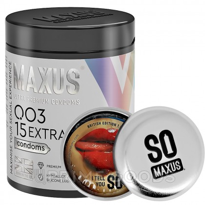 Презервативы экстремально тонкие Maxus Extra Thin 003, 15 шт. от sex shop primegoods фото 3