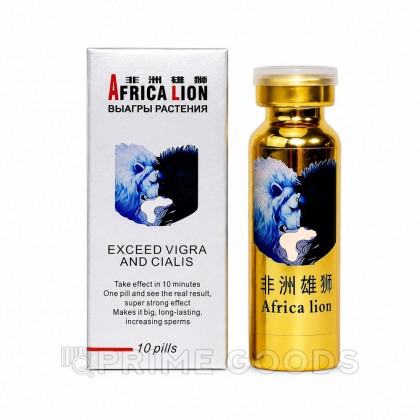 Мужской возбудитель Africa Lion 10 табл. от sex shop primegoods