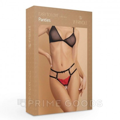 Красные трусики с доступом и лентами (Easy to love) (р) от sex shop primegoods фото 4