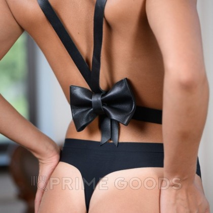 Портупея с элегантным бантом BDSM Арсенал от sex shop primegoods фото 4