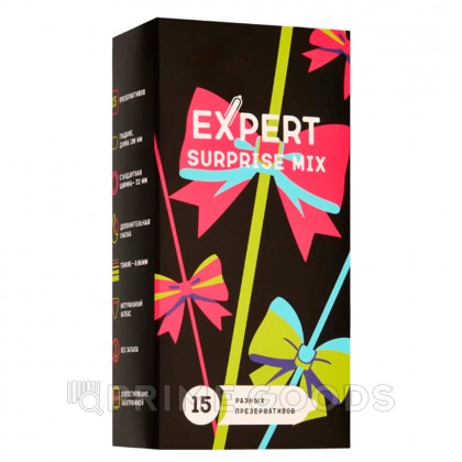 Презервативы EXPERT Surprise Mix, Микс, 15 шт от sex shop primegoods фото 2