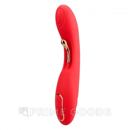 Вибратор сгибаемый с двойной стимуляцией, красный от sex shop primegoods