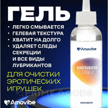 Очиститель для интимных игрушек Masturbator CLEANER, 100 мл от sex shop primegoods фото 2