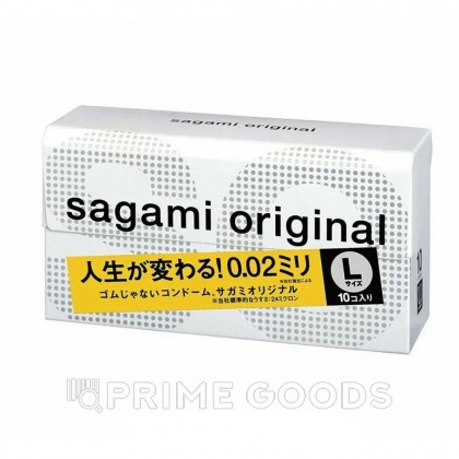 SAGAMI Original 002 полиуретановые 10 шт L-Size от sex shop primegoods фото 2