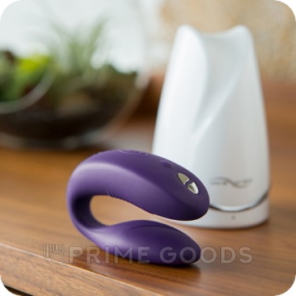 Вибратор для пар фиолетовый WE-VIBE Sync Cosmic от sex shop primegoods фото 3