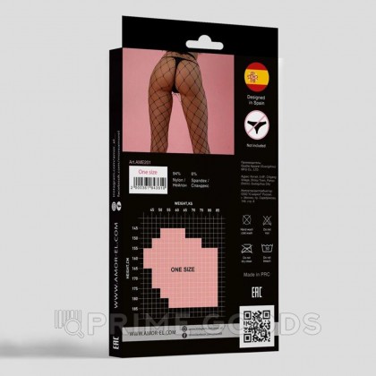 Колготки в крупную сетку Amor EL (S/L) от sex shop primegoods фото 3