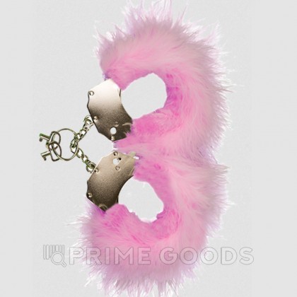 Наручники Adrien Lastic M металл с розовыми перьями от sex shop primegoods фото 6