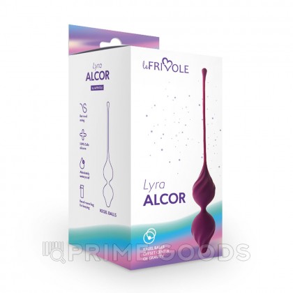Вагинальные шарики Alcor LYRA Le Frivole, в cливовом цвете, One Size от sex shop primegoods фото 3