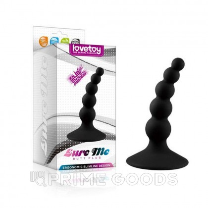 Анальный плаг с шариками Lovetoy от sex shop primegoods