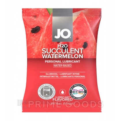 Лубрикант JO Watermelon с ароматом арбуза, 5 мл от sex shop primegoods
