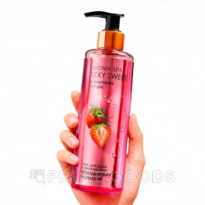 Гель для душа с феромонами Strawberry Paradise 200 мл от sex shop primegoods фото 2