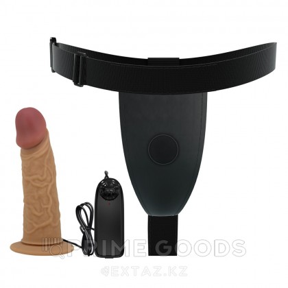 Страпон Draven с вибрацией (17,5*3,7 см) от sex shop primegoods