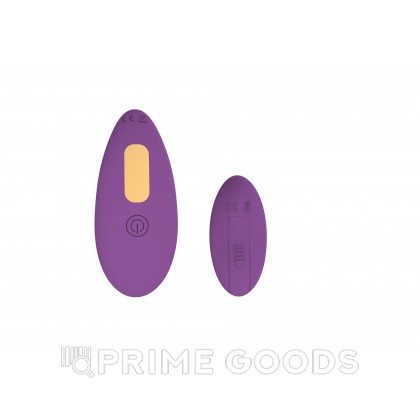 Вибростимулятор клитора и точки G с пультом ДУ (фиолетовый) от sex shop primegoods фото 8