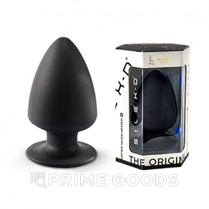 Анальный плаг черный  MODEL 1 от SILEXD (L: 13*7,2 см.) от sex shop primegoods фото 4