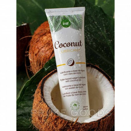 Лубрикант веганский Intt Coconut Lubrificante с кокосовым вкусом, 100 мл от sex shop primegoods фото 7