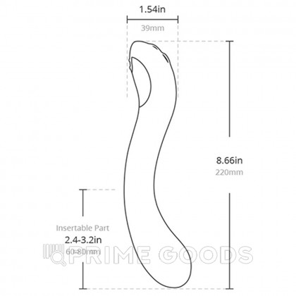Пульсатор с вибрацией для точки G Lovense Osci 2 от sex shop primegoods фото 8