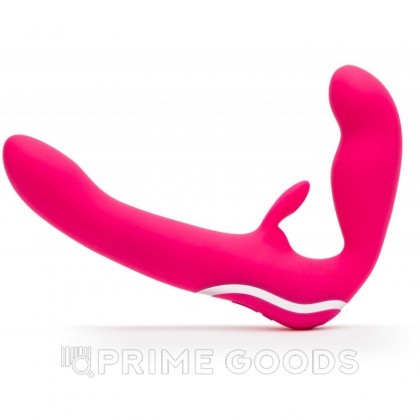 Безремневой страпон Happy Rabbit Strap-on розовый от sex shop primegoods фото 2