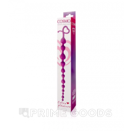 Анальная цепочка, фиолетовая (28 см) от sex shop primegoods фото 2