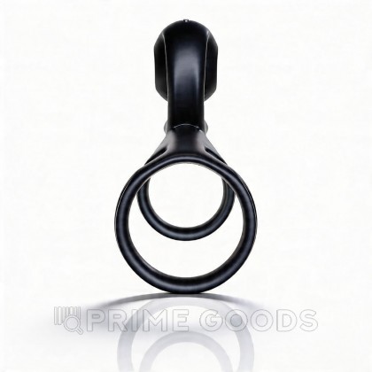 Стимулятор для пар в виде эрекционного кольца SVibe Snail JOVI черный от sex shop primegoods фото 5