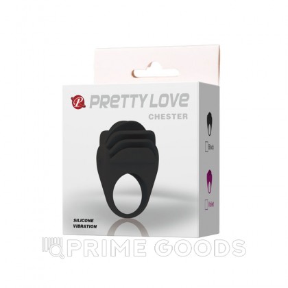 Силиконовое виброкольцо с мощным виброэлементом от sex shop primegoods фото 2