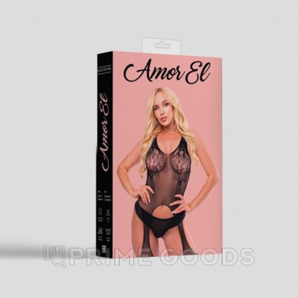 Кетсьюит (боди-комбинезон) Blanca S/L черный от sex shop primegoods фото 2