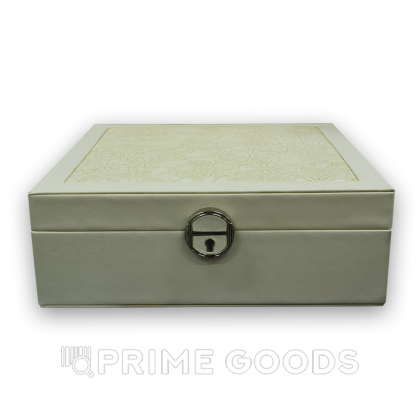 Органайзер квадратный (кожзам) бежевый от sex shop primegoods фото 4