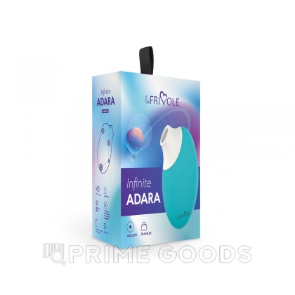 Бесконтактный вакуумный стимулятор клитора Adara, цвет аквамарин (INFINITE) (One Size) от sex shop primegoods фото 5