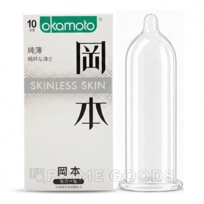 Презервативы ультратонкие Okamoto 0.04 Skinless Skin латексные 10 шт от sex shop primegoods