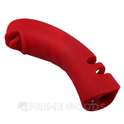 Силиконовый вибратор на палец с дополнительной стимуляцией от sex shop primegoods фото 12