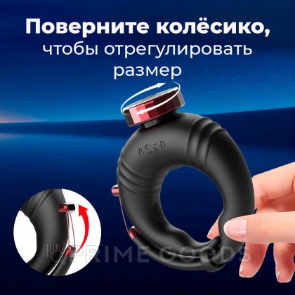 Эрекционное виброкольцо с управлением через приложение от sex shop primegoods фото 2