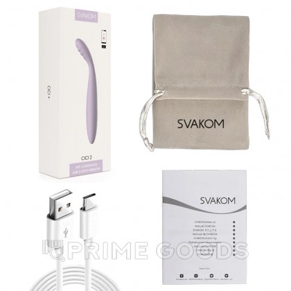 Вибратор для точки G Cici 2 Pastel лиловый от SVAKOM от sex shop primegoods фото 8