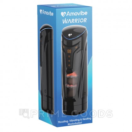 Инновационный мастурбатор Warrior с пенетрацией и массажем бусинами от Amovibe от sex shop primegoods фото 8