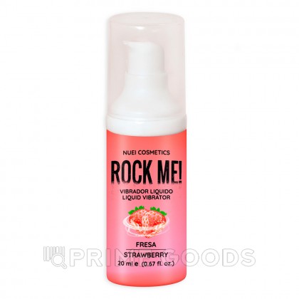 Жидкий вибратор Nuei ROCK ME! клубника, 20 мл от sex shop primegoods