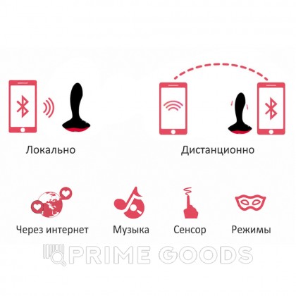 Массажер простаты с дистанционным управлением Solstice, 9.9х3.3 см от sex shop primegoods фото 4