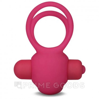 Эрекционное виброкольцо Power DUO clit cockring (розовый) от sex shop primegoods фото 5