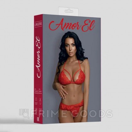 Комплект эротического белья Granada красный (S/M) от sex shop primegoods фото 4