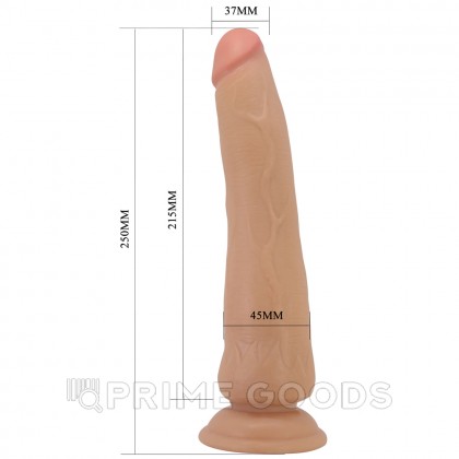 Реалистичный фаллоимитатор на присоске Tiemeyer Sliding skin (25*3,7 см) телесный от sex shop primegoods фото 8