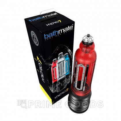 Гидропомпа BATHMATE - Hydro7, красный от sex shop primegoods фото 5