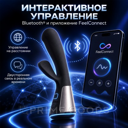 Вибратор с двойной стимуляцией Ohmibod Fuse от KIIROO (черный) от sex shop primegoods фото 14