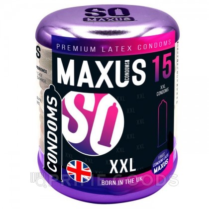 Презервативы гладкие, увеличенные MAXUS XXL 15 шт. от sex shop primegoods