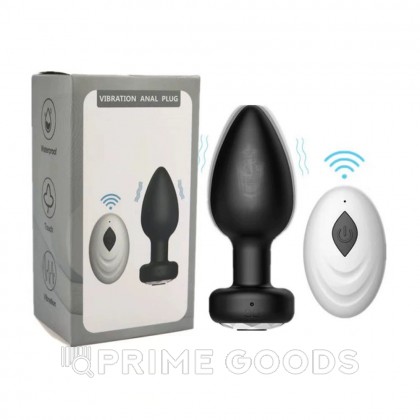 Анальная вибропробка с пультом ДУ от sex shop primegoods фото 5
