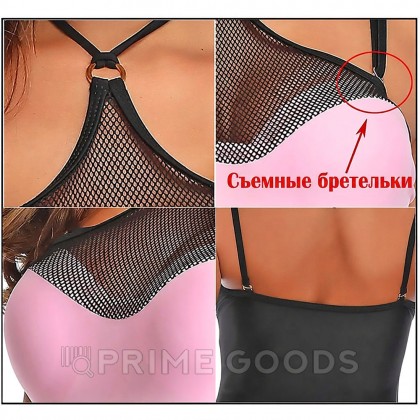 Купальник слитный Mesh Pink (S) от sex shop primegoods фото 2